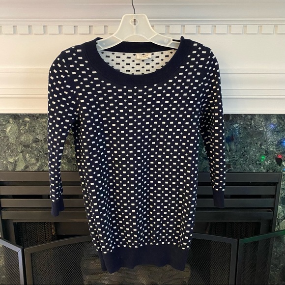 J.CREW Charley Sweater Double Knot Dash Dot - Picture 6 of 6